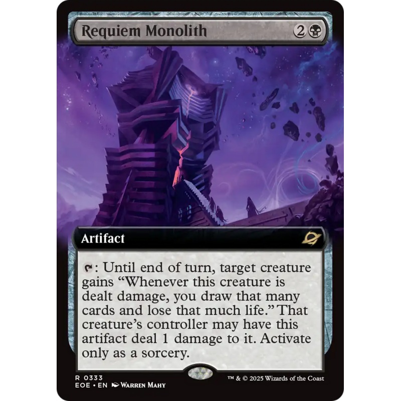 Requiem Monolith (Extended Art) [Edge of Eternities]
