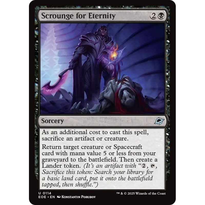 Scrounge for Eternity [Edge of Eternities]