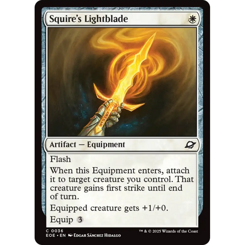 Squire's Lightblade [Edge of Eternities]