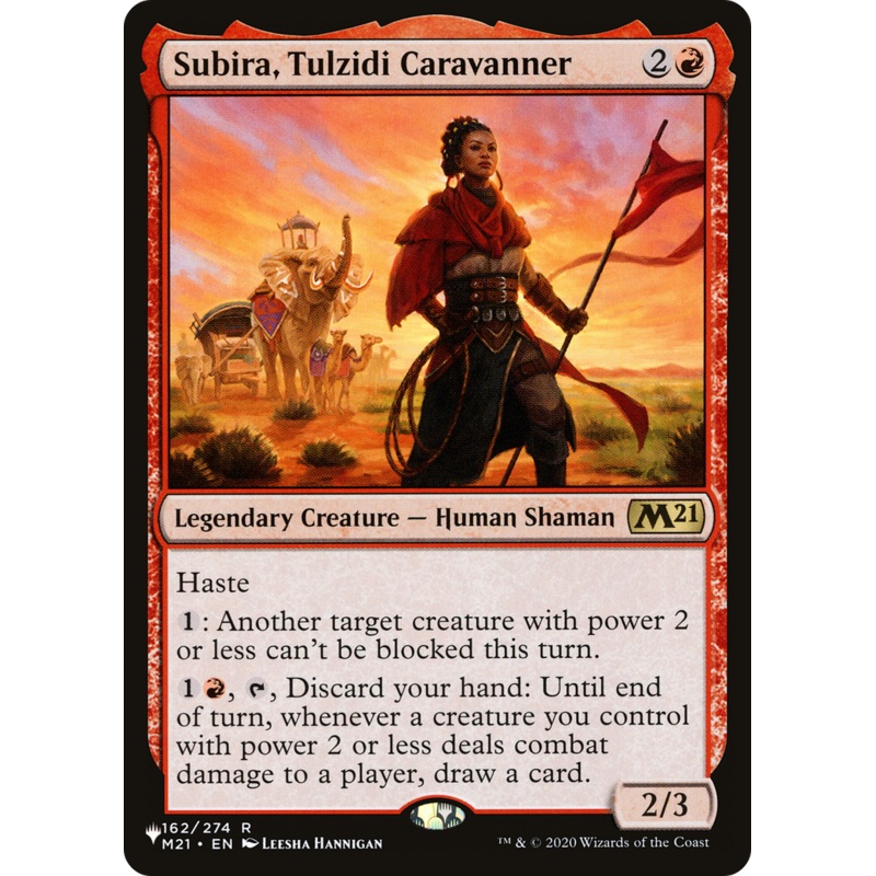Subira, Tulzidi Caravanner [The List]