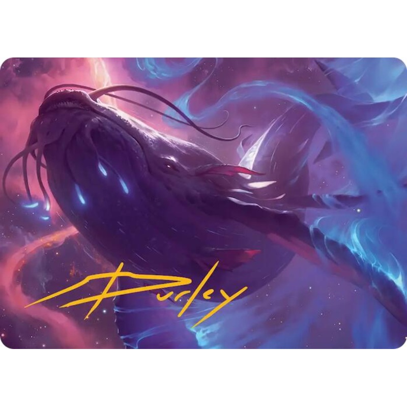 Starbreach Whale Art Card (Gold-Stamped Signature) [Edge of Eternities Art Series]