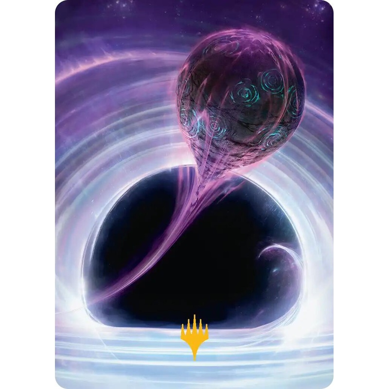 Susur Secundi, Void Altar Art Card (Gold-Stamped Planeswalker Symbol) [Edge of Eternities Art Series]