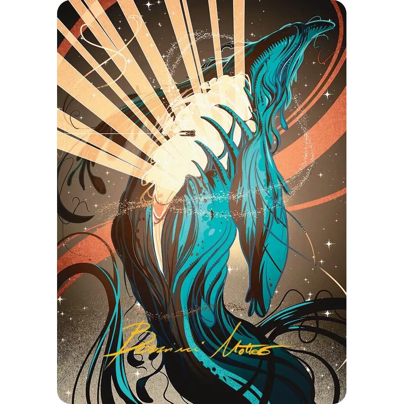 Swarmyard Art Card (Gold-Stamped Signature) [Edge of Eternities Art Series]