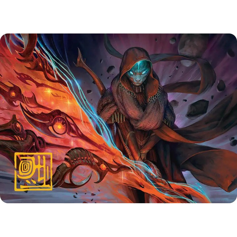 Weftstalker Ardent Art Card (Gold-Stamped Signature) [Edge of Eternities Art Series]