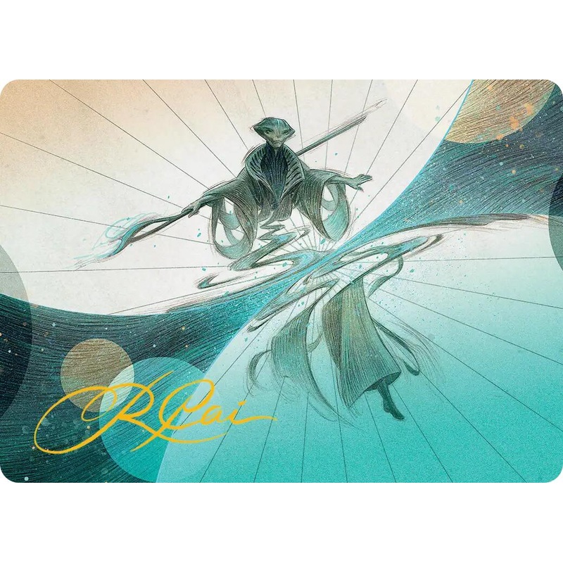 Weftwalking Art Card (Gold-Stamped Signature) [Edge of Eternities Art Series]
