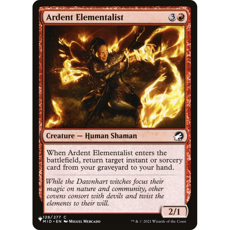 Ardent Elementalist [The List]