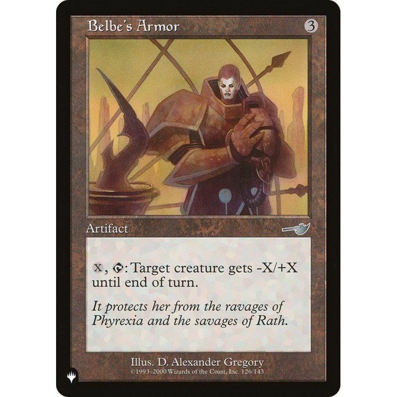 Belbe's Armor [The List]