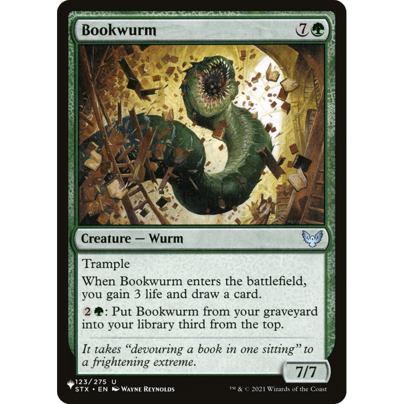 Bookwurm [The List]