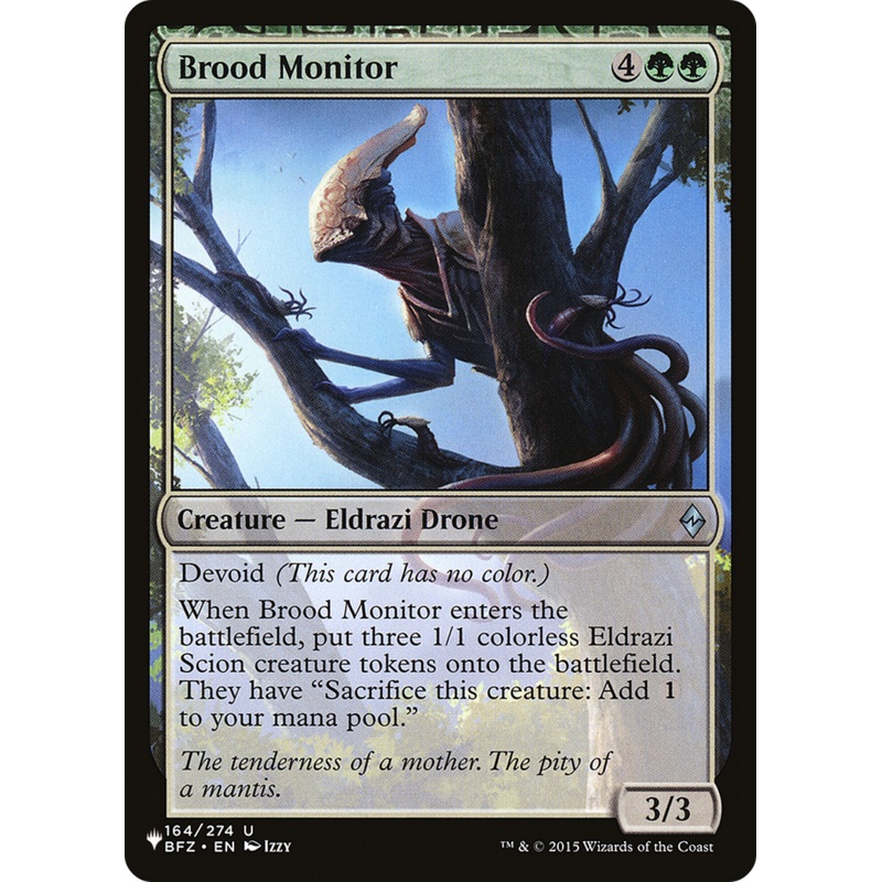 Brood Monitor [The List]