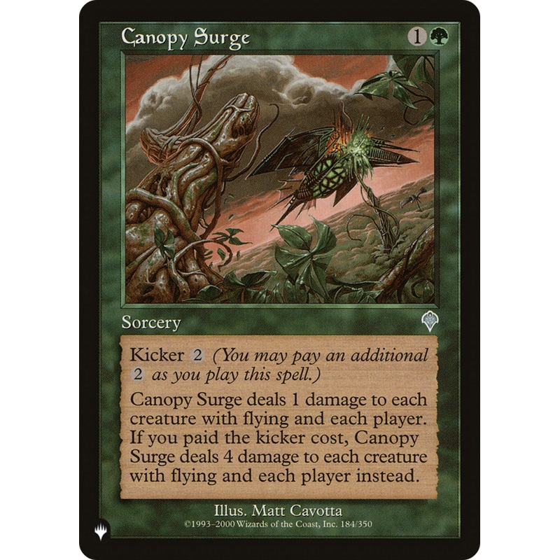 Canopy Surge [The List]
