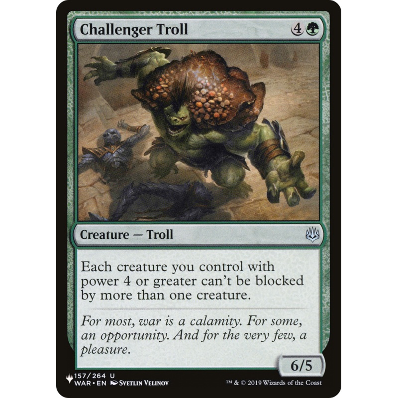 Challenger Troll [The List]