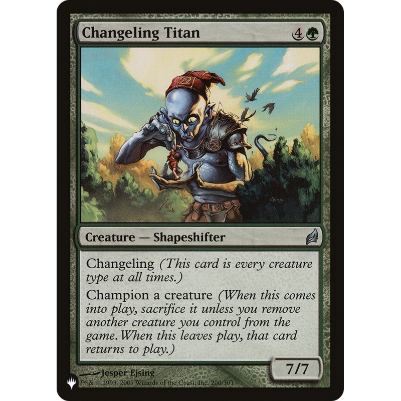 Changeling Titan [The List]