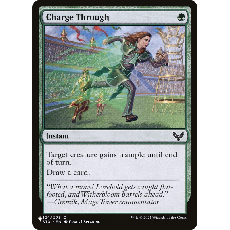 Charge Through [The List]