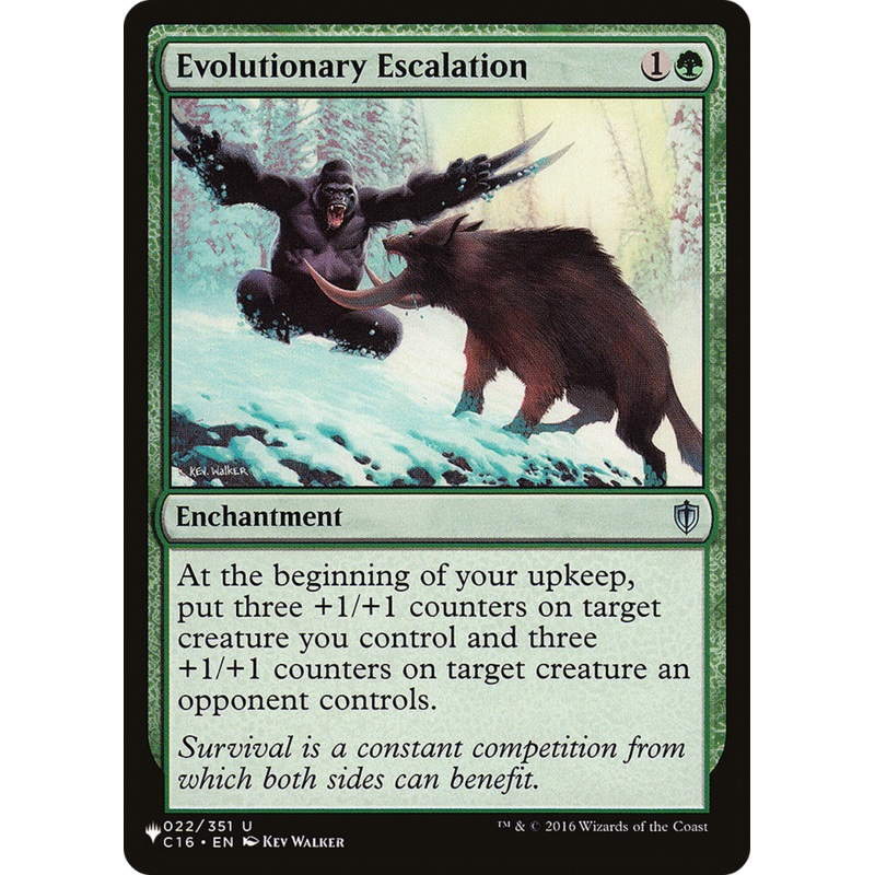Evolutionary Escalation [The List]