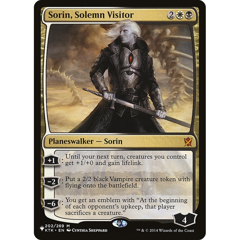 Sorin, Solemn Visitor [The List]