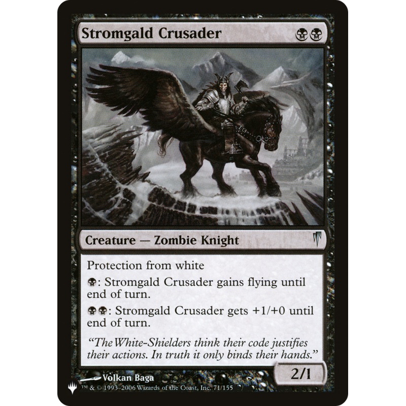 Stromgald Crusader [The List]