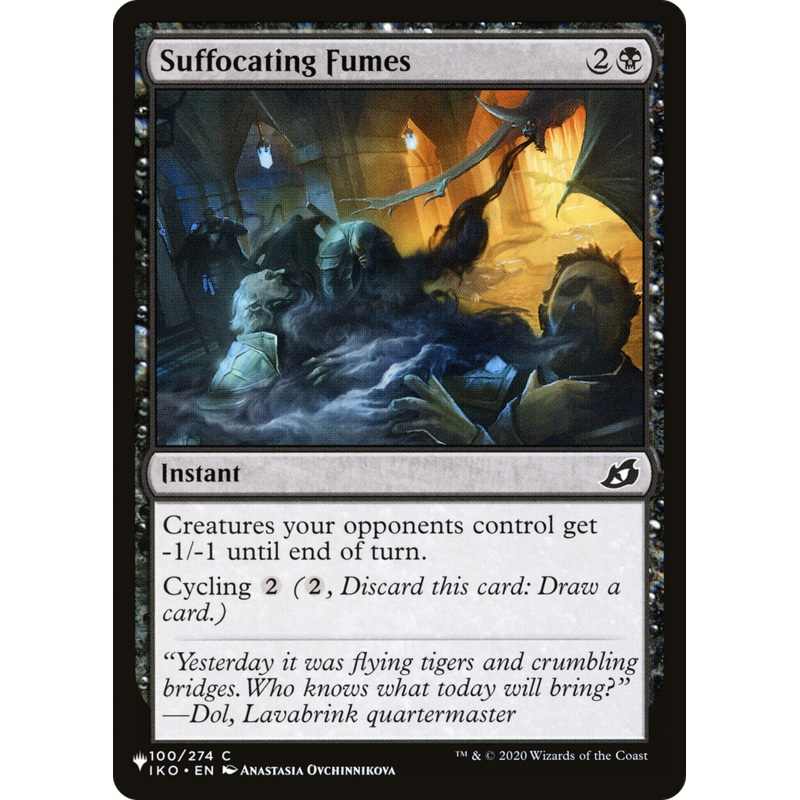 Suffocating Fumes [The List]