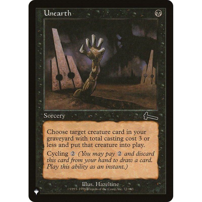 Unearth [The List]
