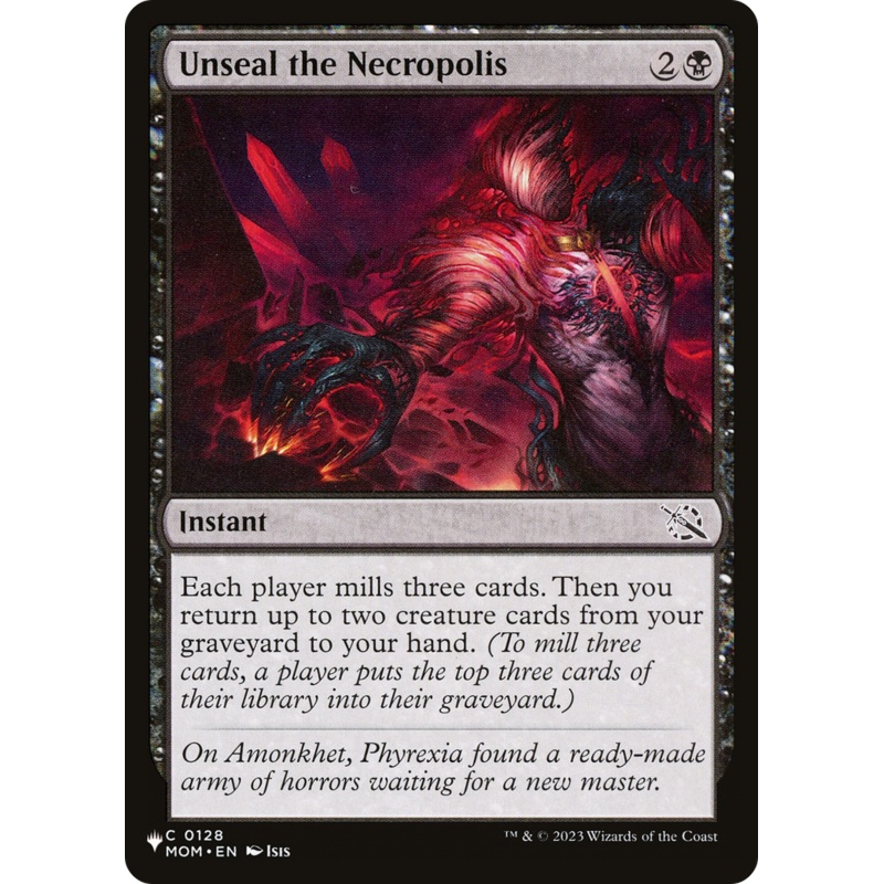 Unseal the Necropolis [The List]