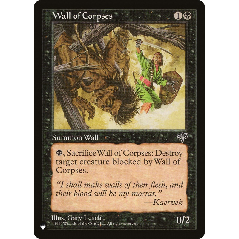 Wall of Corpses [The List]