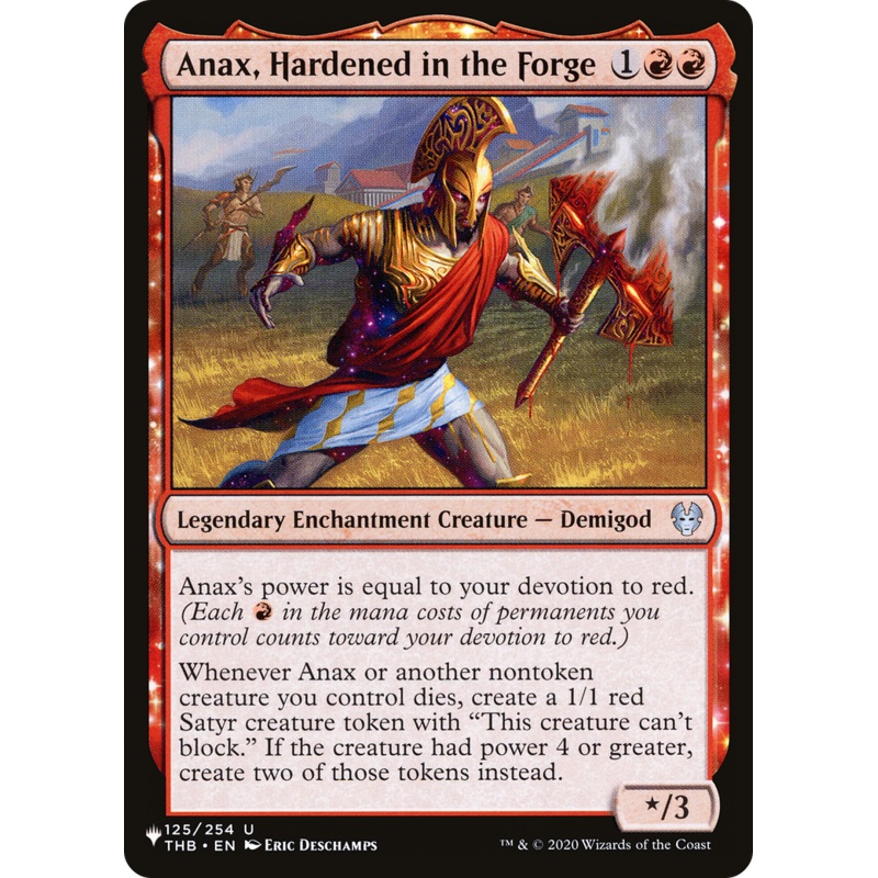 Anax, Hardened in the Forge [The List]