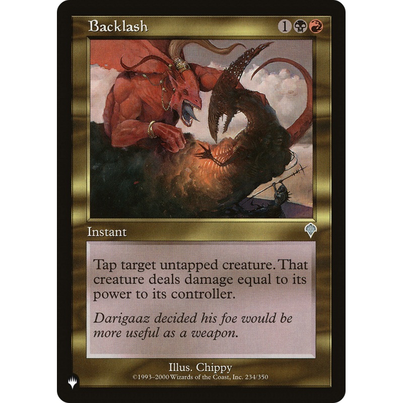 Backlash [The List]