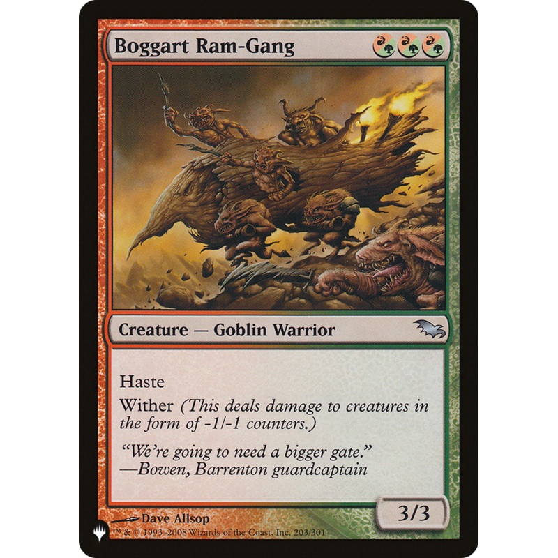 Boggart Ram-Gang [The List]
