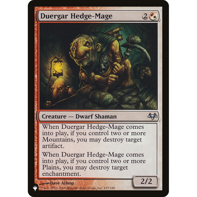 Duergar Hedge-Mage [The List]