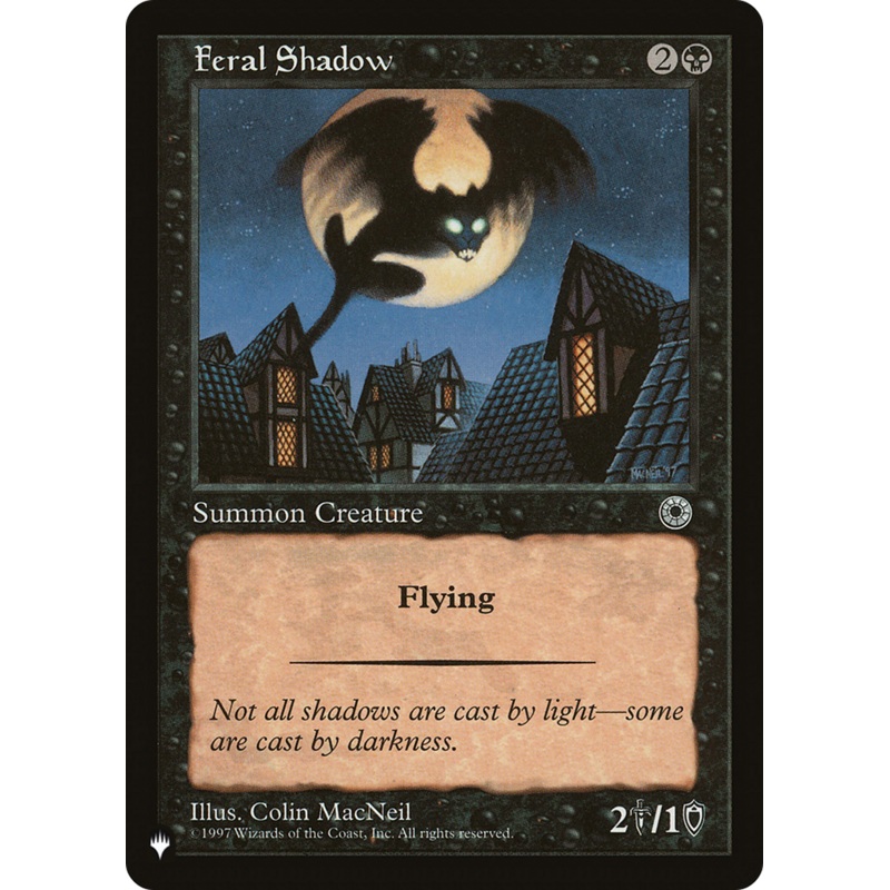 Feral Shadow [The List]