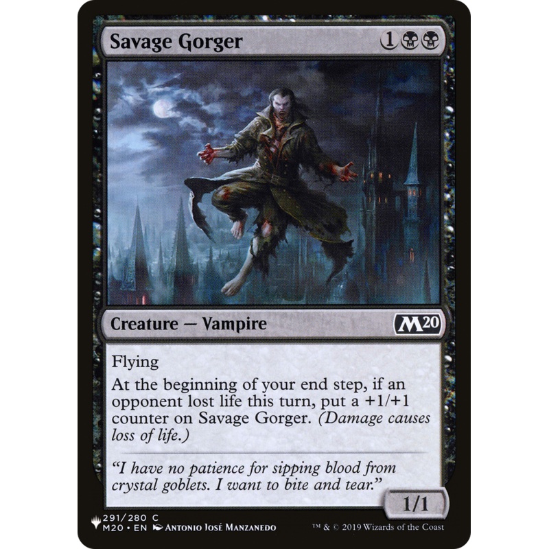 Savage Gorger [The List]