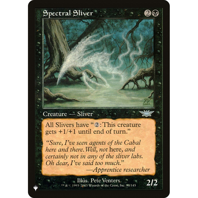 Spectral Sliver [The List]