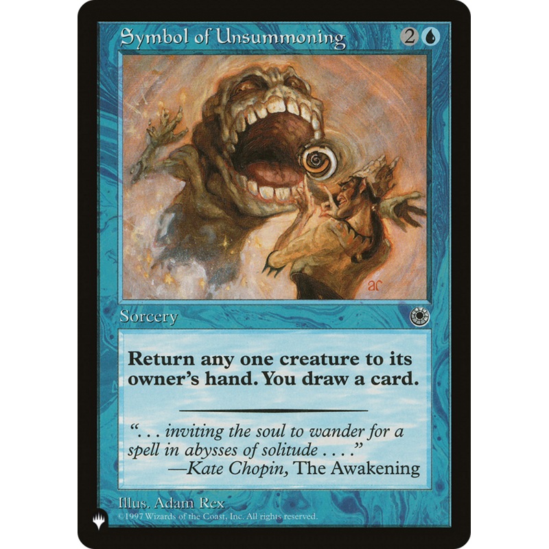 Symbol of Unsummoning [The List]