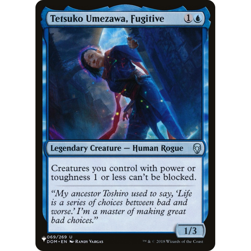 Tetsuko Umezawa, Fugitive [The List]