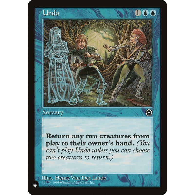Undo [The List]