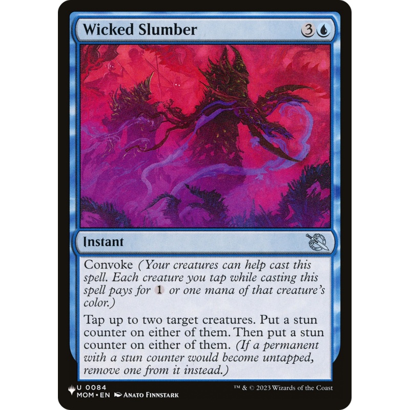 Wicked Slumber [The List]