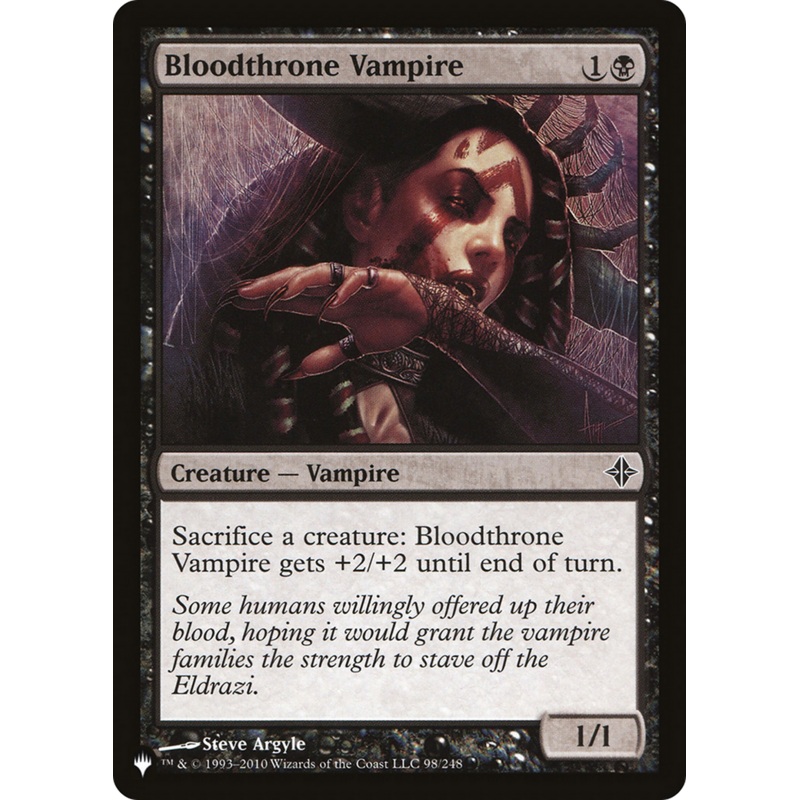 Bloodthrone Vampire [The List]