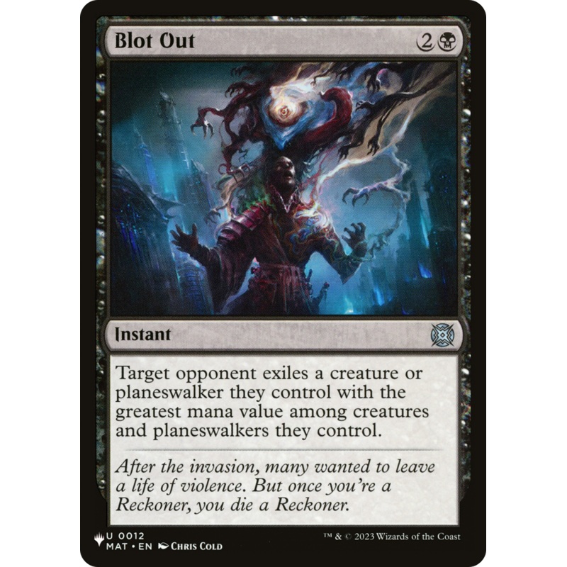 Blot Out [The List]