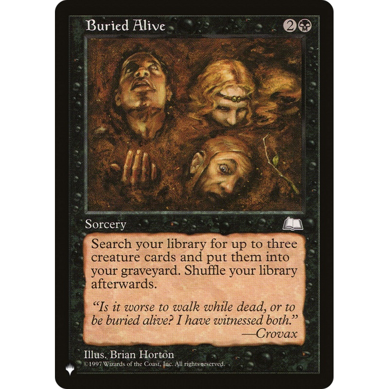 Buried Alive [The List]