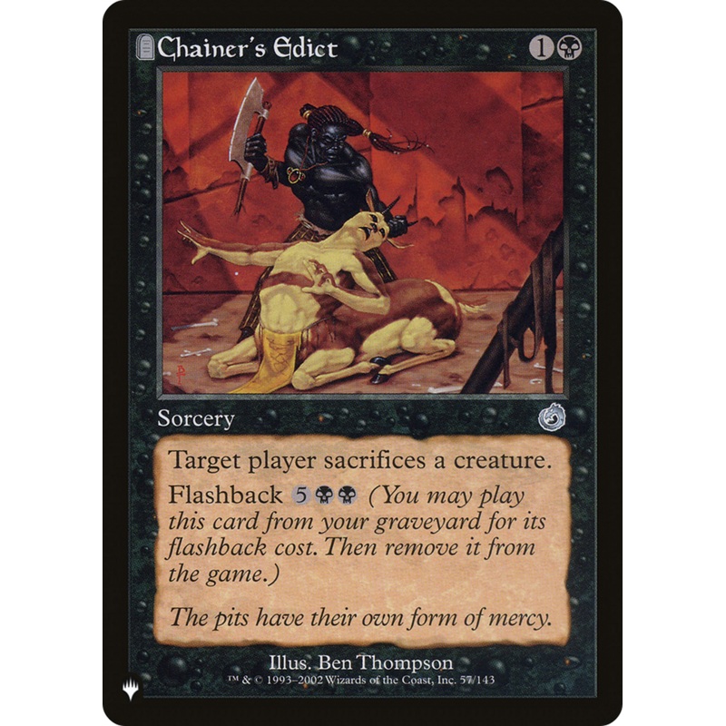 Chainer's Edict [The List]