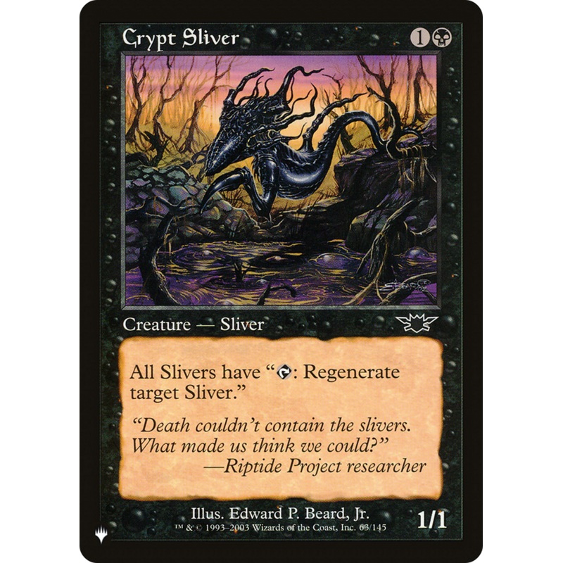 Crypt Sliver [The List]