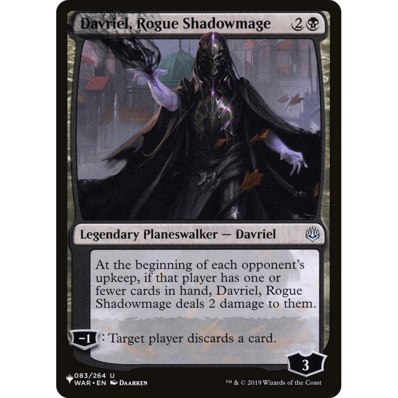 Davriel, Rogue Shadowmage [The List]