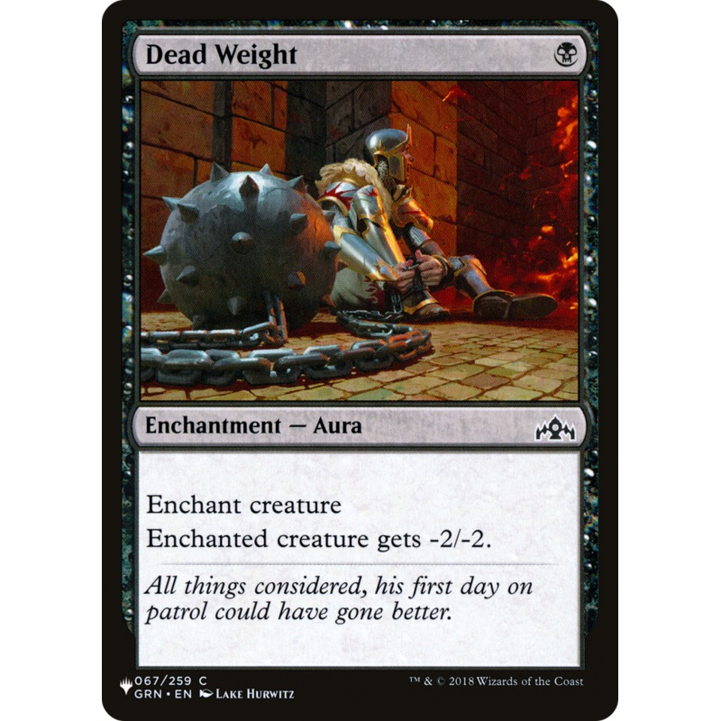 Dead Weight [The List]