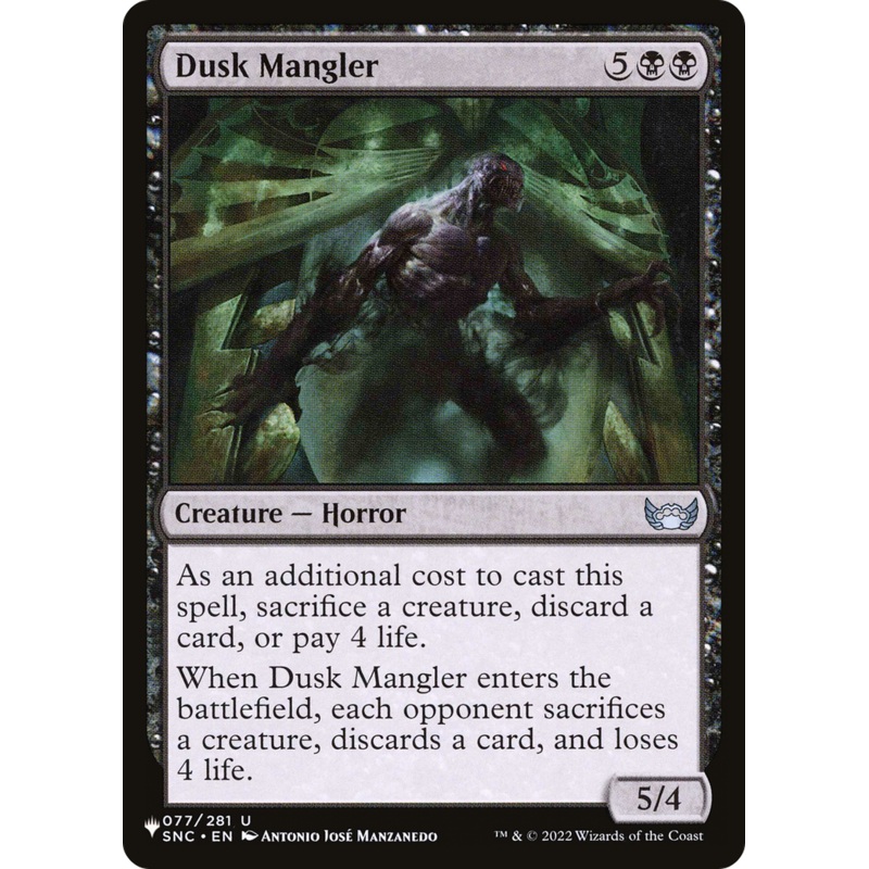 Dusk Mangler [The List]