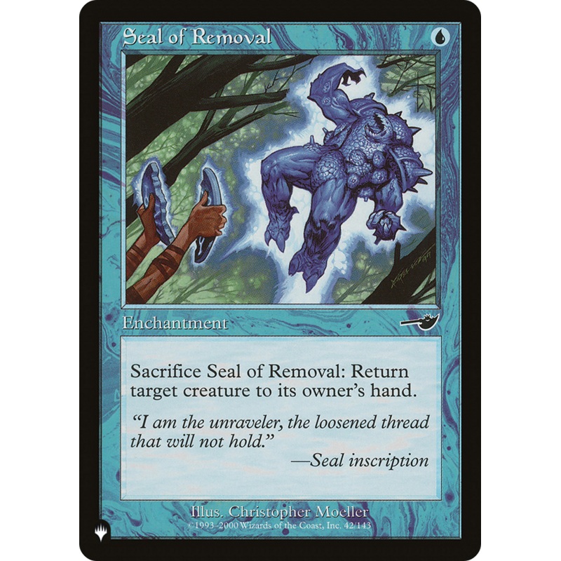 Seal of Removal [The List]