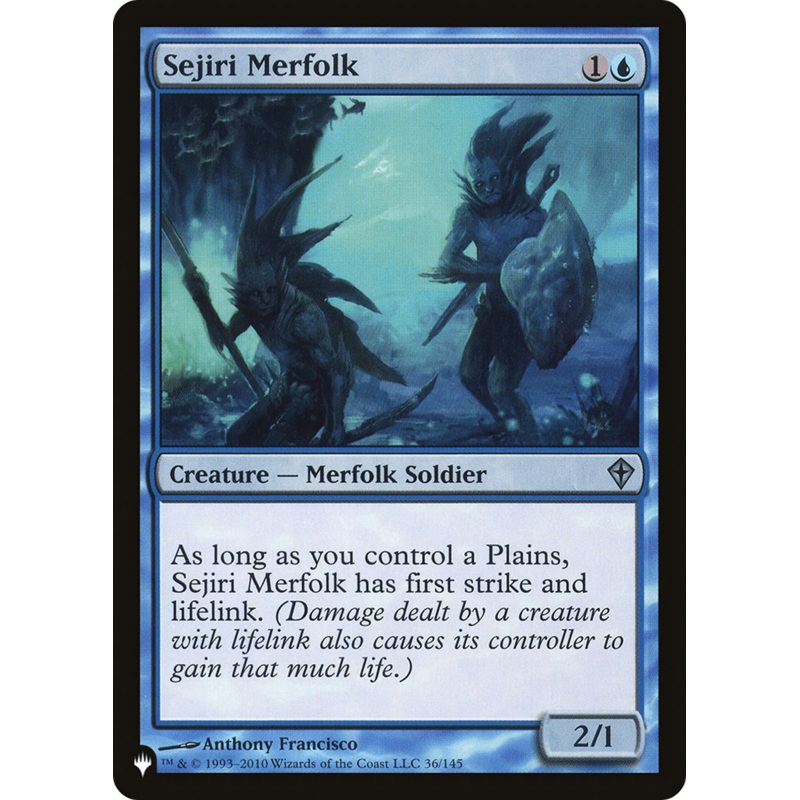 Sejiri Merfolk [The List]