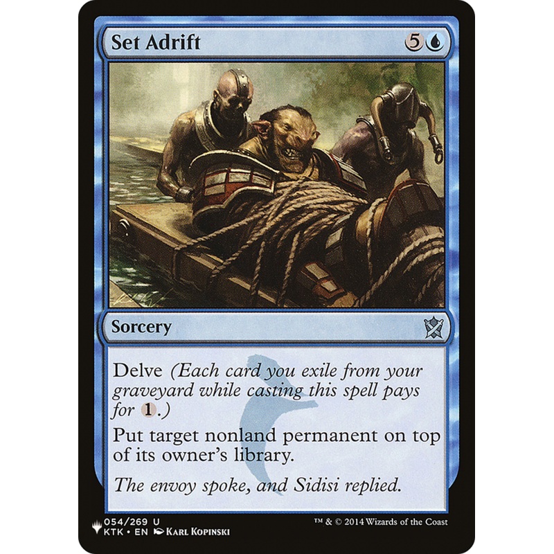 Set Adrift [The List]