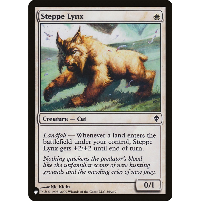 Steppe Lynx [The List]