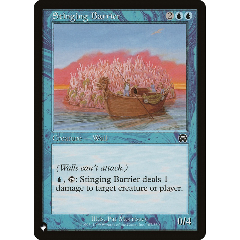 Stinging Barrier [The List]