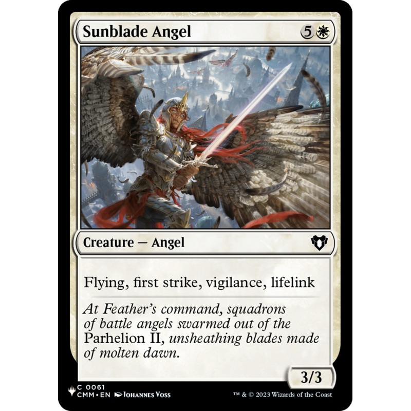 Sunblade Angel [The List]
