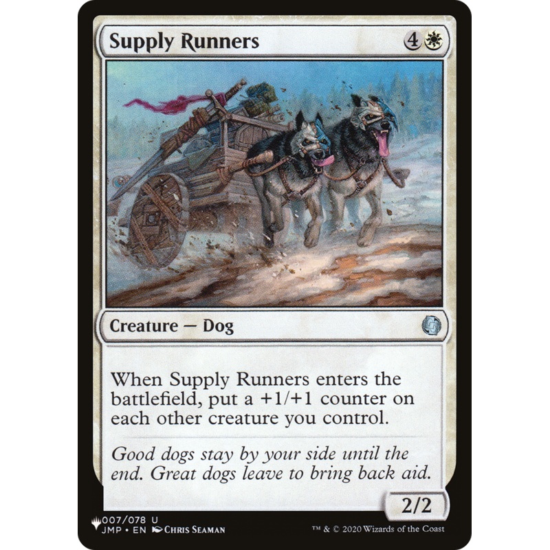 Supply Runners [The List]